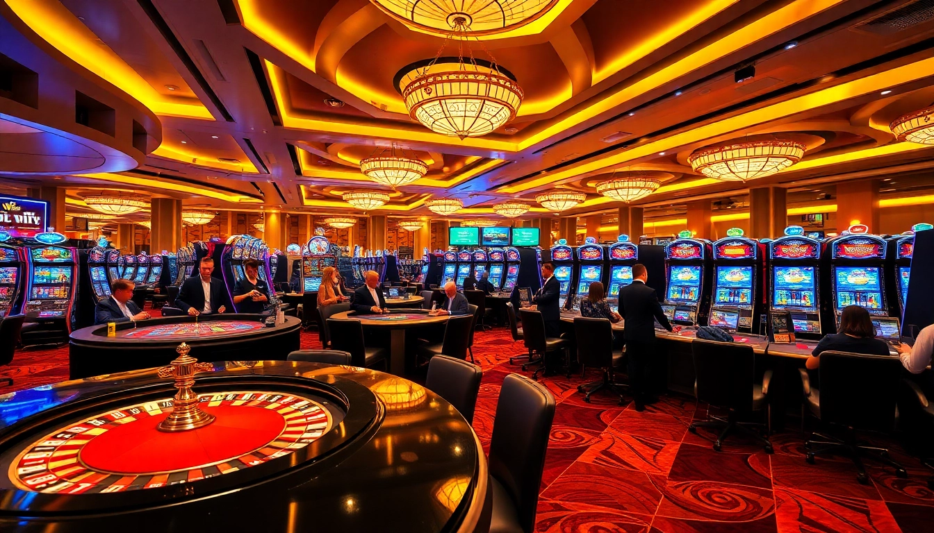 Experience thrilling online gambling at nohu.com with casino gaming tables and vibrant slot machines.