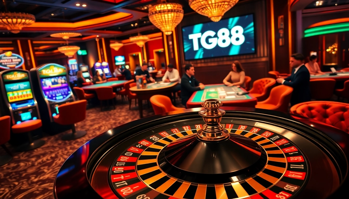 Experience the thrill of winning with TG88 at a luxurious online casino.