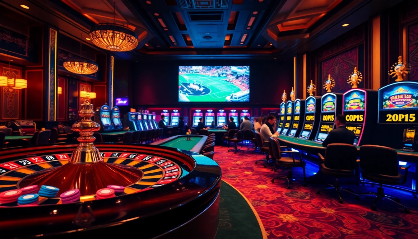 VaoluoiTV enhances the casino experience with a lively atmosphere featuring roulette, slots, and live sports.