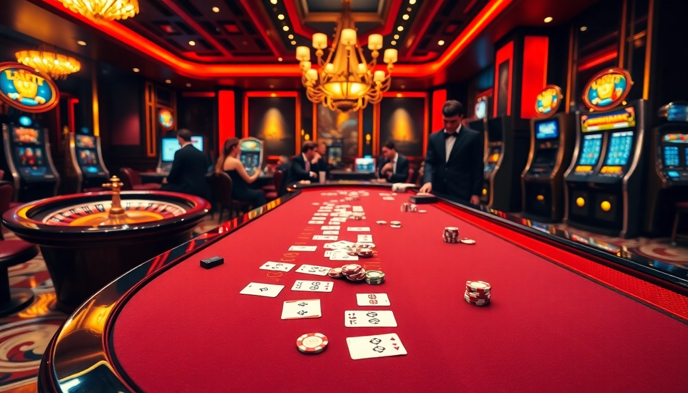 Experience the thrill of gaming with vibes from bong88.casa at a lavish blackjack table.