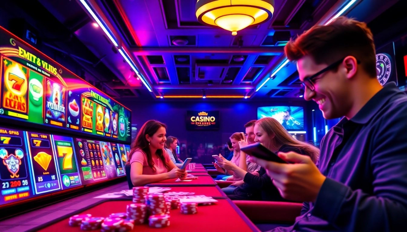 Engaged players at stimmgewitter.org exploring vibrant online casino gaming options.