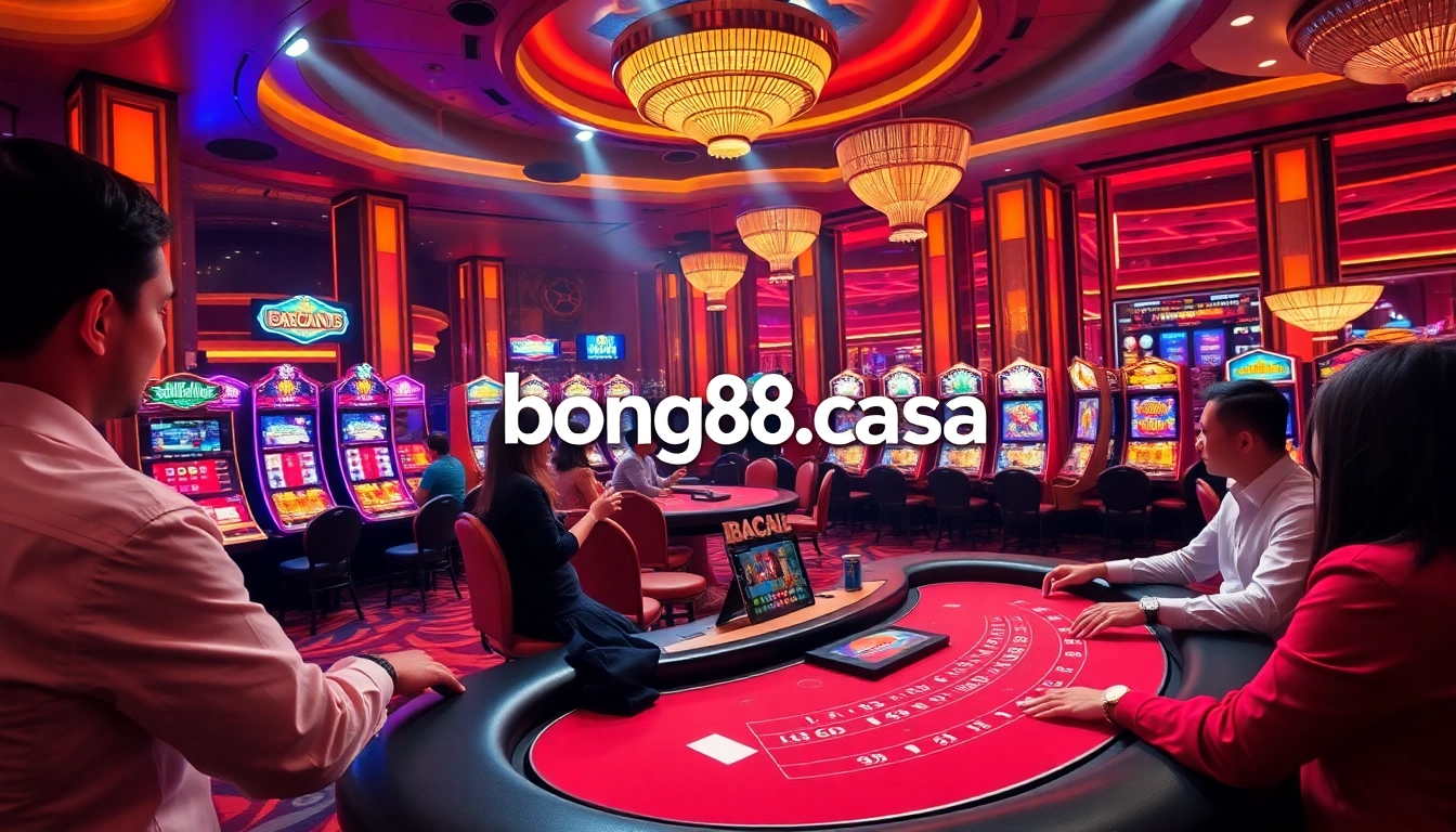 Experience thrilling Baccarat action at bong88.casa, featuring live dealers and vibrant casino games.