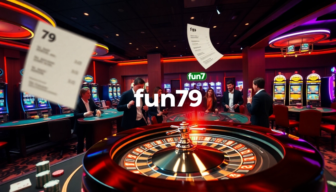 fun79 gamblers enjoying a thrilling roulette game amidst a luxurious casino setting