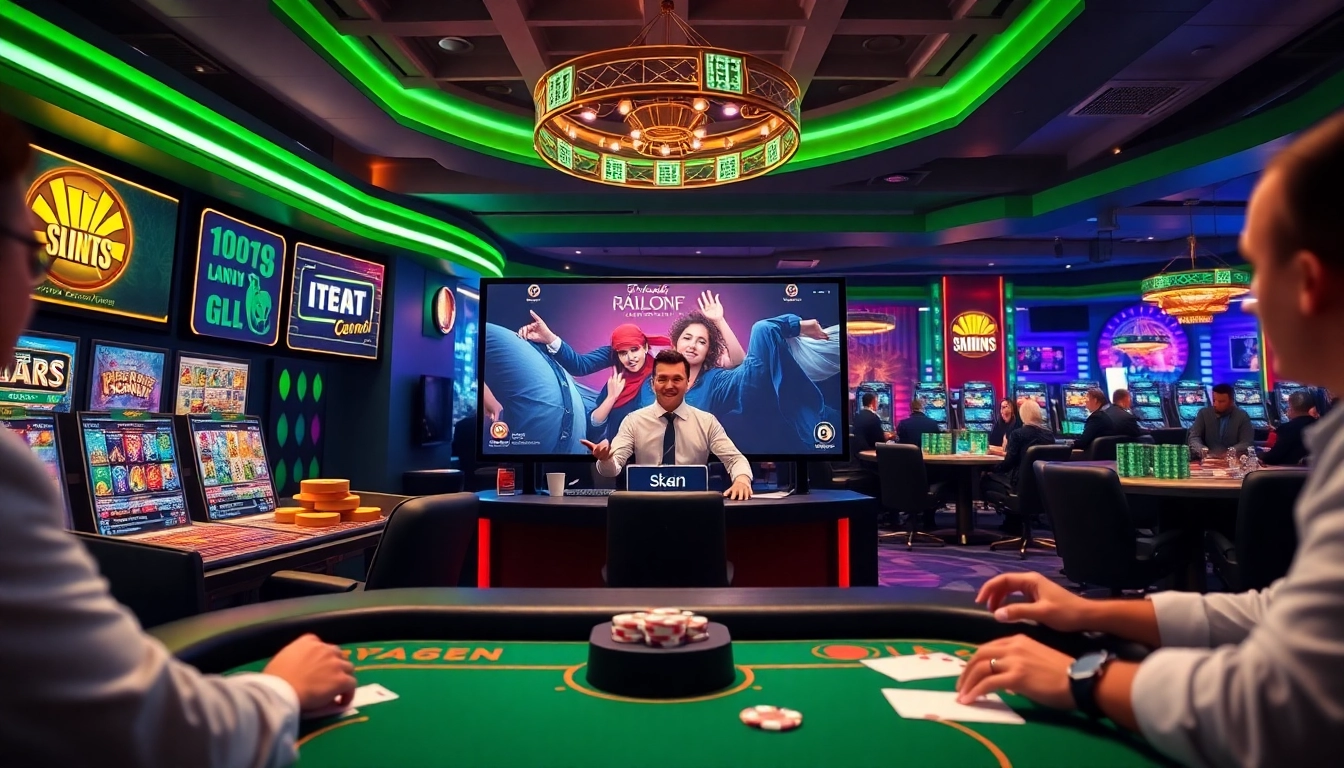 Exciting online gaming scene showcasing good88.hu.net with vibrant casino elements.