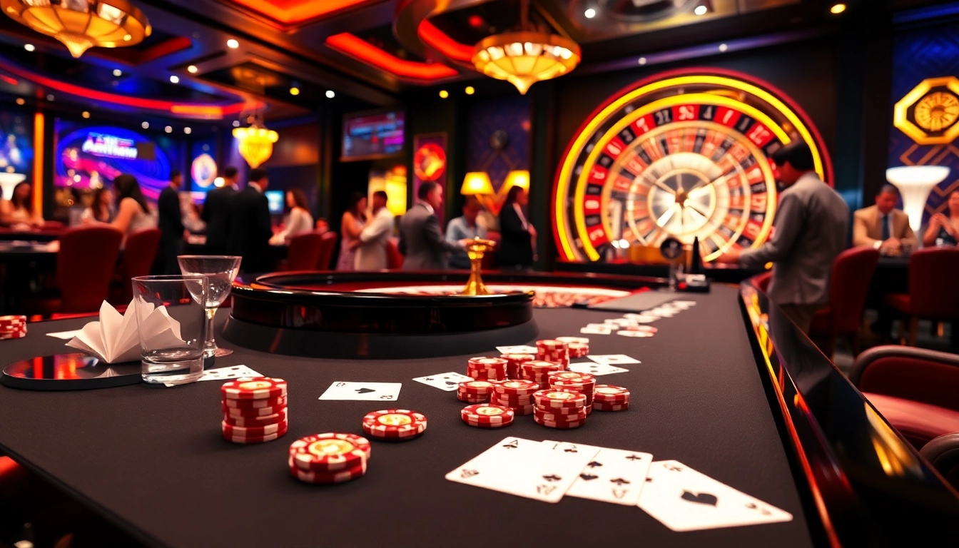 Players engaging at the online casino platform https://aa888bet.us/ with a stylish live dealer experience.