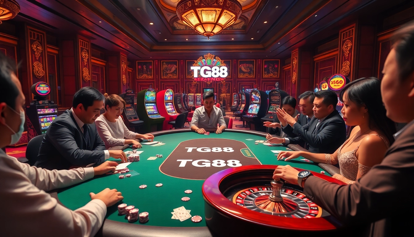 Experience thrilling gameplay at tg 88 casino with interactive poker tables and vibrant slots.