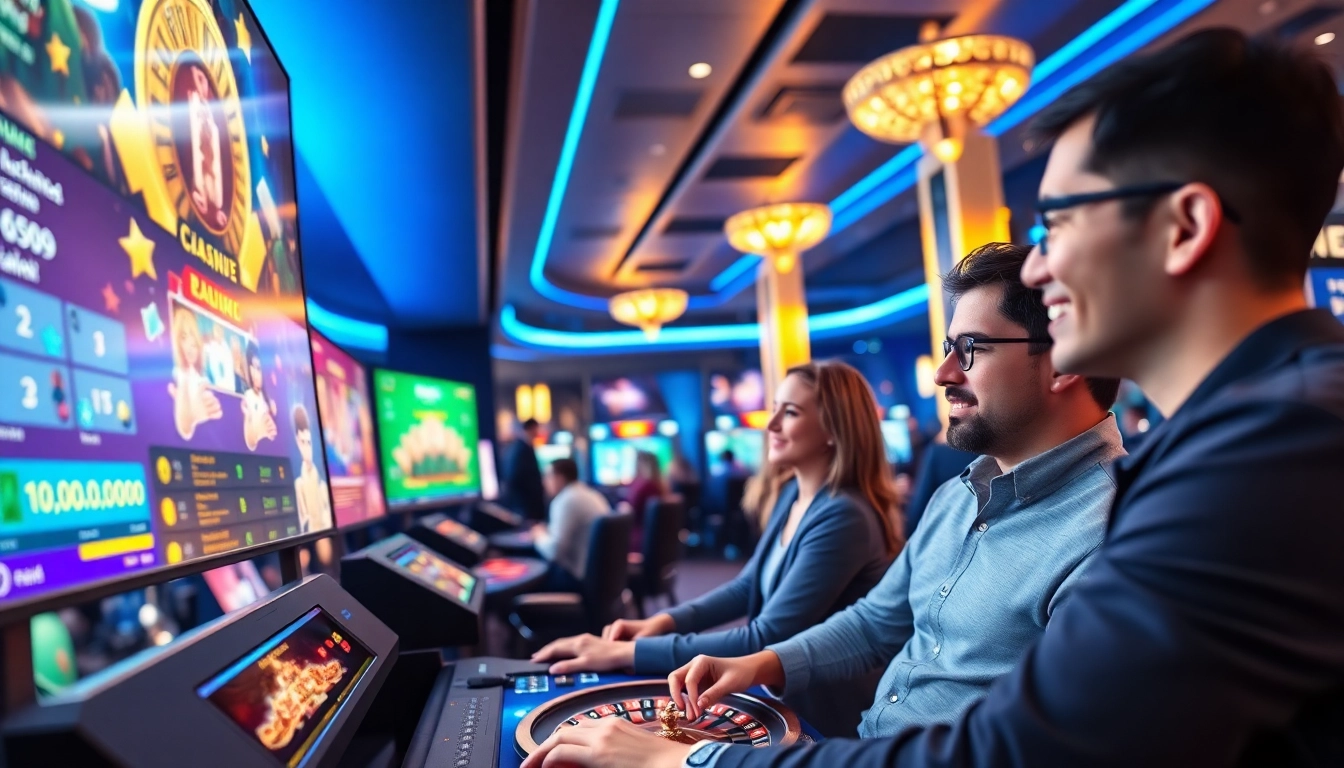 Experience the thrill of online gaming at https://onew88.com/ in a dynamic casino setting.