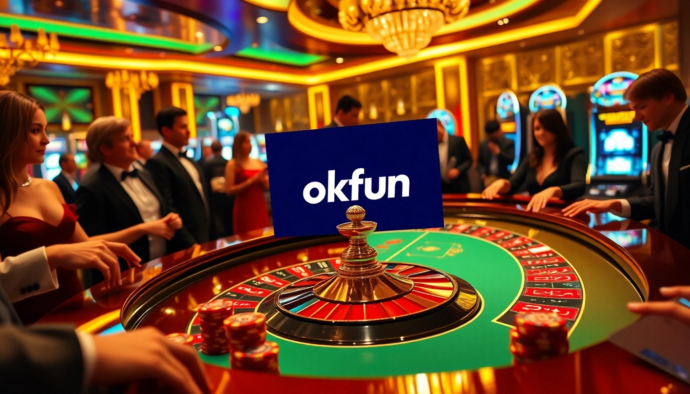 Experience the thrill at okfun's high-stakes casino with vibrant tables and exciting games.