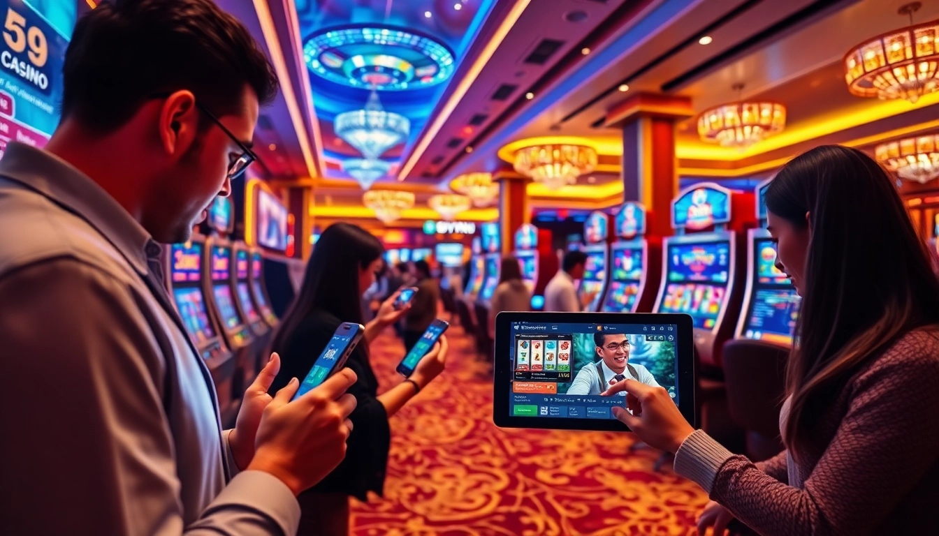 Experience the thrilling online gambling world of 69VN Casino with vibrant games and user engagement.